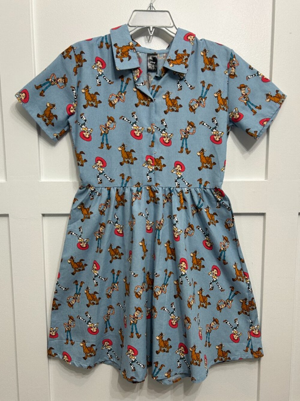 Disney Toy Story 4 Cakeworthy Dress Woody Jessie Women’s Large NWT